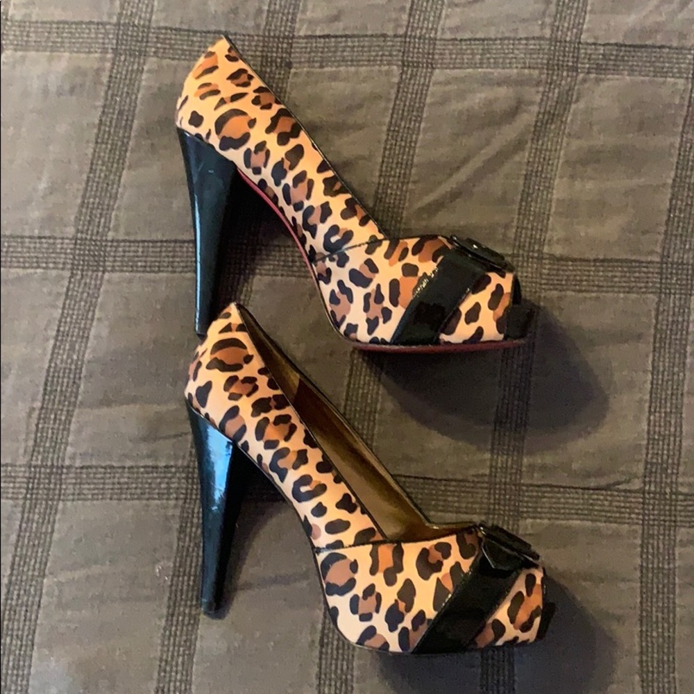 Leopard Heels